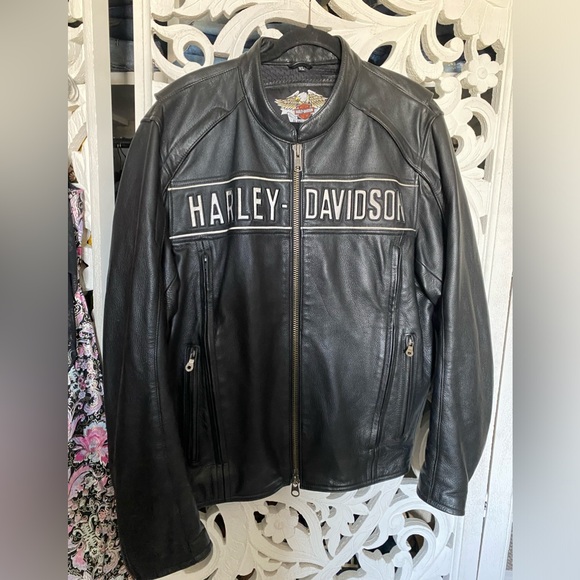 Harley-Davidson® Men's Reflective Road Warrior 3-in-1 Leather Jacket 98138-09VM - Picture 6 of 9